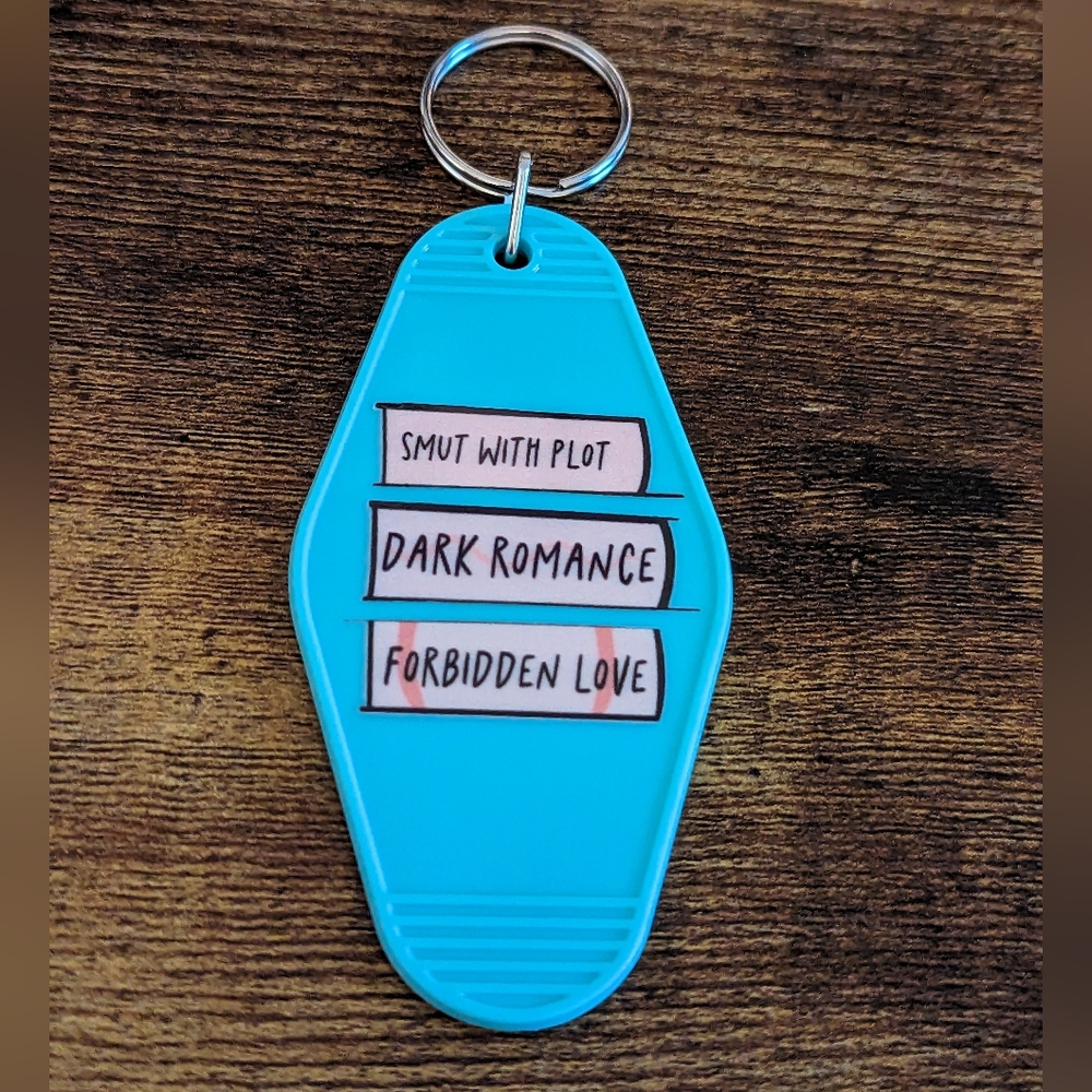 Book Trope Motel Keychain NEW!